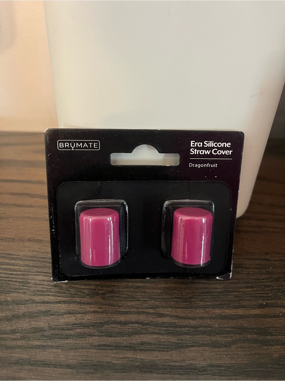 NEW! Brumate Era Silicone Straw Covers Dragonfruit 2 Pack